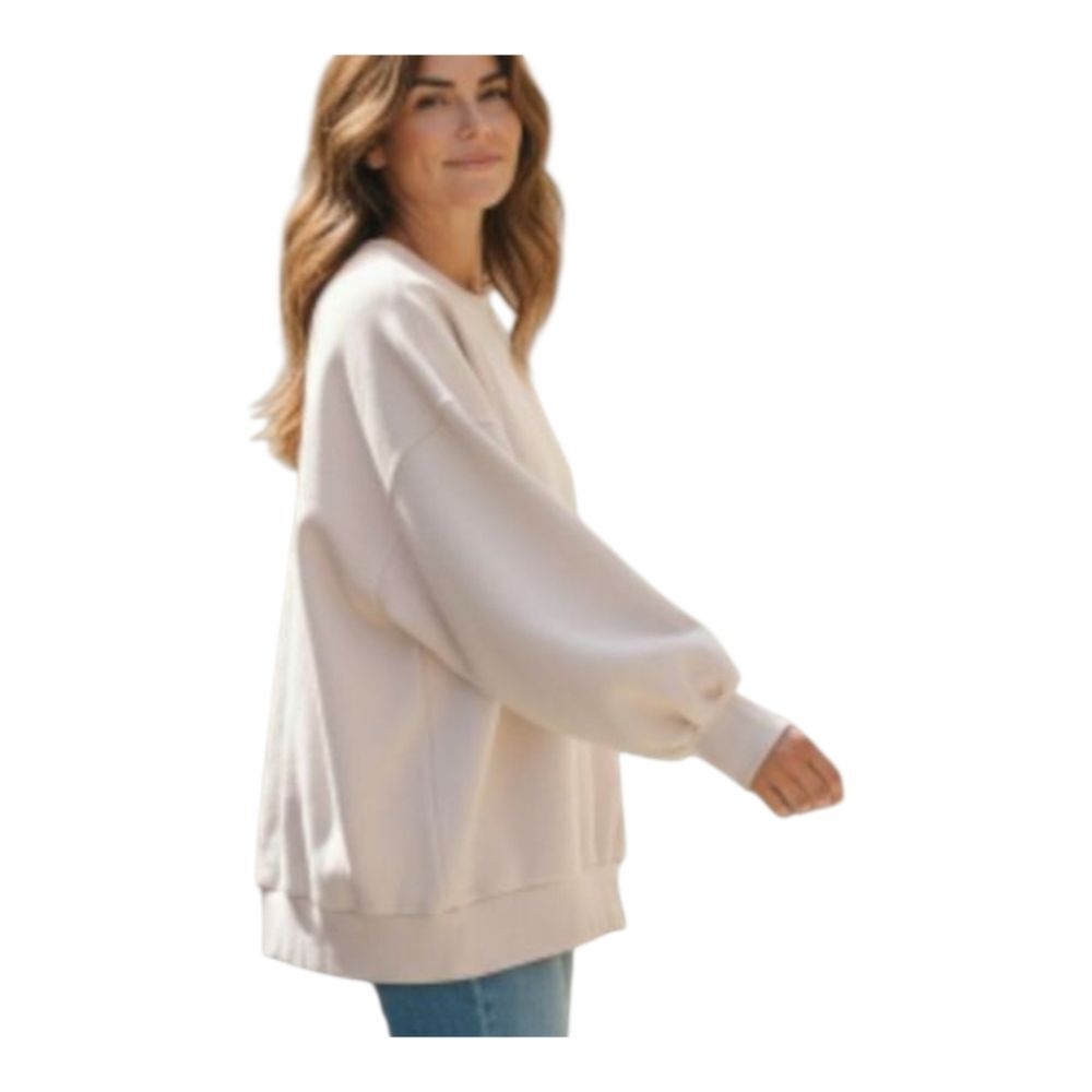 Gelato Pique Luxury Loungewear Soft Cloud Sweatshirt OS Cream Wearable Dessert